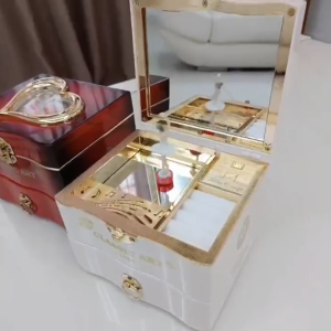 [MSIA SHIP] NOVELTY Romantic Dressing Table Ballerina Music Box Kotak Muzik Classic Elegant Vintage Retro Dresser Decoration Jewelry Jewellery Box Birthday Gifts Christmas Valentine Day Wife Anniversary Bestie Wedding Girl Souvenir Hadiah Kahwin Hiasan