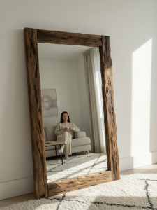 Zaimuding | Vintage Full Length Standing Mirror for Fitting Room Hallway and Entrance
