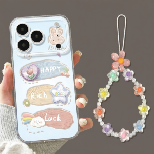 CIJING | Shockproof Clear Silicone Rabbit Phone Case
