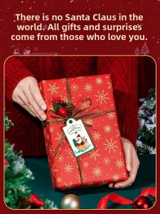 MINGZHUO | Luxury Birthday Wedding Gift Wrapping Paper Vintage Style With Ribbons Large Size