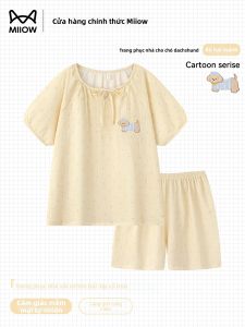MiiOW | Bộ Đồ Ngủ Mùa Hè Thiết Kế Dachshund Cotton