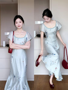 QINGMUZI | New Chinese Style Modified Qipao Youth Daily Wear Dress 2026
