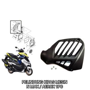 Pelindung Kipas Mesin N MAX / AEROX - Cover Tutup Pengaman Kipas Samping N-MAX / AEROX