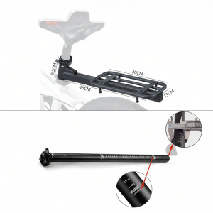 CITYMANTIS | Quick-Release Compatible D6 D7 D10 Bicycle Rear Rack