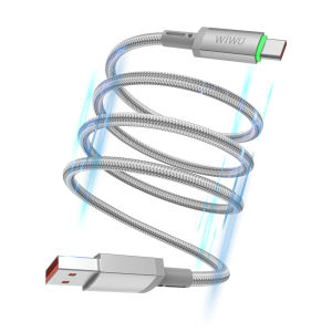 WIWU Magnetic Charging Cable Type C to Type C/Lightning Super Organized Charging Magnetic highly durable flexible Data Cable for IphoneMacBook Pro/AiriPad and Another Brand Phone/Laptop