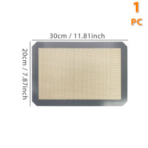 1PC 2PCS Silicone Baking Mats for Oven 2 Sizes 30/42cm Non Stick & Heat Resistant Bakeware Sheets for Cookie Macaron Bread