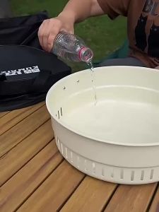 [selected]Outdoor Charcoal Barbecue Grill Portable griller Korean BBQ Grill Camping Grill Stove Smoker Grill