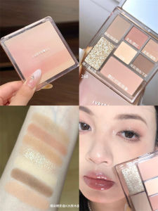 JUDUO Playful Seven Color Eyeshadow Palette Low Saturation Matte Light Makeup Orange Flower Cosmetic Eye Shadow Palette