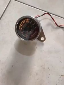 SPEEDOMETER MANUAL AMPER BULAT CHROME KILOMETER UNIVERSAL SEMUA MOTOR