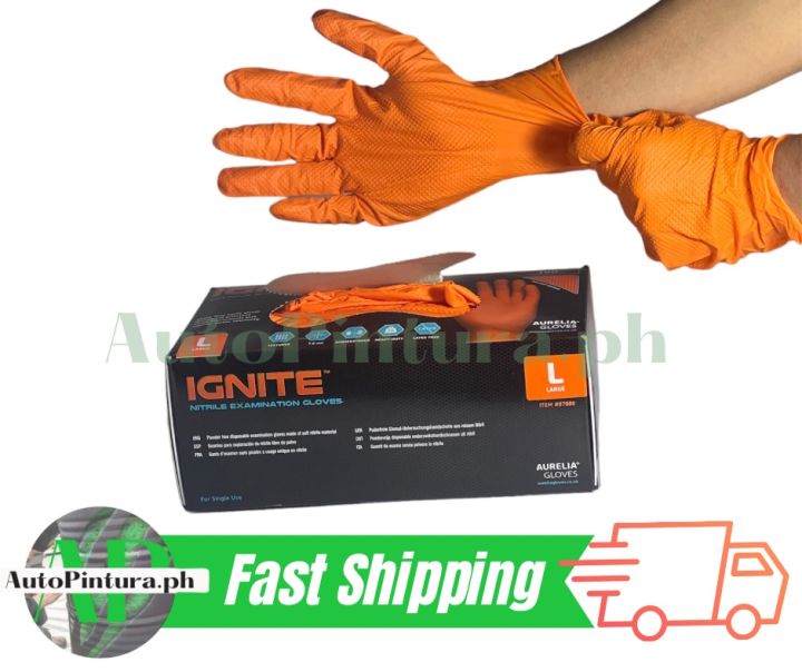 Ignite Nitrile Examination Gloves Lazada PH