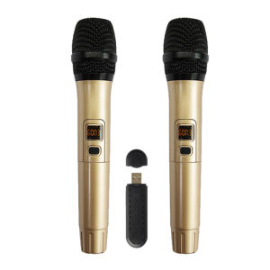 Wireless Microphone My Kara MK3 Universal K Song PPTV TV USB Home KTV Microphone Handheld Heart Shaped Polarization Battery Powered