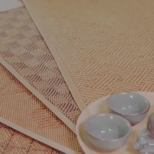 READY STOCK Tatami Carpet Japanese Rattan Mat Bamboo Tikar Buluh Summer Mat Carpet Rattan Floor Mats Carpets Carpet Rug Living Room Home Decor Tatami Anti Slip floor mat/Tatami Carpet/Karpet