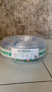 SELANG AIR TRANSPARANT (ELASTIS & TEBAL) UKURAN 1/4" - 10 METER