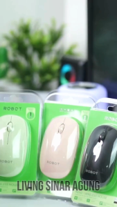 Mouse ROBOT  M260 2.4G Wireless Optical USB Mouse - Garansi Resmi 1 Tahun