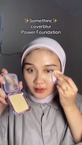 SOMETHINC COVERBLUR™ Powder Foundation 12g | Two Way Cake | Bedak Padat | High & Natural Coverage