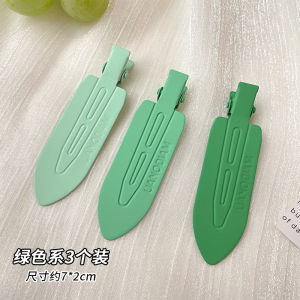 Mint Y2K Wave Hair Clips Womens New 2025 Forehead Clip Side Clip Childrens Small Hair Clip Headwear Fresh out Fashion Accessories