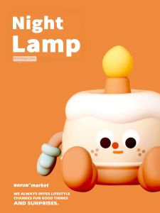 WUQUGONGSHE | Creative Healing Lovely Cake Lamp Birthday Gift