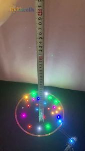 DC 5V 24V 200mm Wireless Power Supply Transmitter Coil Induction Receiver LED Light Lamp Toys Robots Model