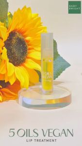 Baby Bright 5ออยล์วีแกนลิปทรีทเม้นท์ 2.5g บริเวณบีบิ้ง เบบี้ไบร์ท