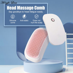 Máy Mát Xa Rung Chạy Điện Máy Mát Xa Da Đầu Tóc Cầm Tay Silicon Mini Lược Massage Thư Giãn Cơ Thể Chăm Sóc Sức Khỏe Được Sử Dụng Cho Đầu Migrain