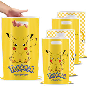 Pokemon Pikachu Birthday Party Decorations Tableware Cup Plate Napkin Tablecloth Party Favors Goodie Bag Fillers Christmas Gifts