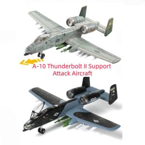 1/72 New Amercia A-10 Thunderbolt II Support Attack Aircraft Model Building Blocks Toys For Boys Christmas Gifts Assembly Model