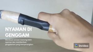 COD BURUAN - TaffSPORT Conquest Joran Pancing (CASTING) Carbon Fiber Telescopic 2 Segments 1.8M - JPA66MTF - Yellow
