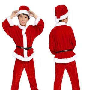 (high quality)kostum santa full setbaju santa pria lengkapbaju santa claus