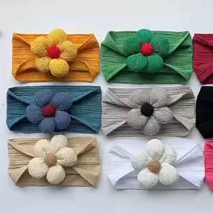 Băng đô bé gái 0-2 tuổi băng che thóp hình hoa 3D Turban cho bé phong cách Hàn Quốc siêu đáng yêu cho bé Pama STORE PK63