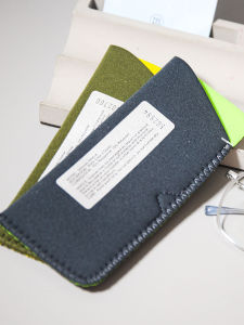 PUEBCO Simple Color Block Sunglasses Case Myopia Glasses Cover Portable Protective Bag for Sunscreen And Storage Home Organization