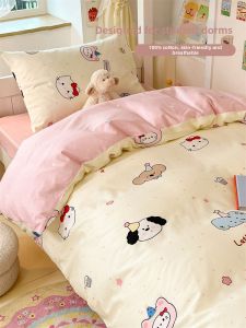 Luxurious Cartoon Cotton Bedding Set