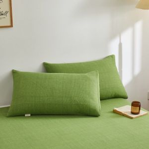 KAMONI | Oil-Resistant Cotton Coarse Cloth Pillowcase 48x74cm