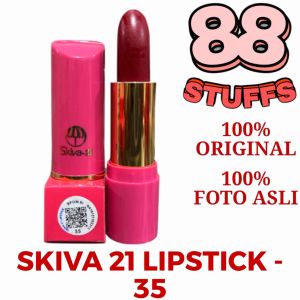 SKIVA 21 Lipstik Lipstick Awet dan Tahan Lama Lipstik Skiva