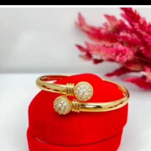 Gelang Tangan Bangle motif Boba kristal titanium anti luntur || gelang titanium dewasa gelang aestetic gelang anti karat berlapos emas 24k