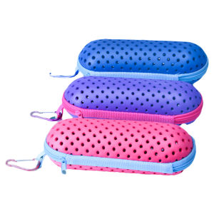 New Breathable Swimming Goggles Case Poetic Style Silicone Soft Non-Slip Lightweight Drainable Swimming Storage Box Eyewear