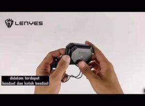 LOS - Headset Lenyes LF37 in ear hifi stereo earphone extra bass with handfree microphone original 3.5mm
