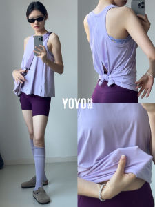 Yoyo Recommended Womens Slim Fit Training Tank Top Breathable Quick Dry Running Yoga Sportswear Thin Style Sleeveless Vest