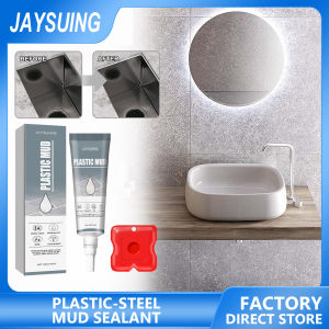 Jaysuing Mold Resistant Glass Glue Seam Sealant Plastic Steel Mud Kitchen Bathroom Waterproof Transparent Special Fish Tank Adhesive Sealed Waterproof Plastic Steel Mud Waterproof And Mildew-Proof Kitchen And Bathroom Edge Sealant Seam Beautifying Glue