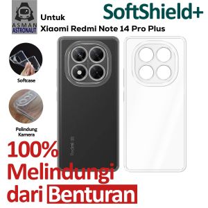 Case SoftShield Xiaomi Redmi Note 14 Pro Plus Premium Silikon - Clear