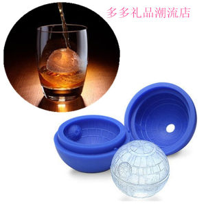 Mold Hình Quả Bóng Bằng Silicon Dùng Để Làm Đồ Uống Có Cồn Whiskey Hình Quả Bóng Star Wars Sáng Tạo Có Nắp Đậy Và Khuôn Đá