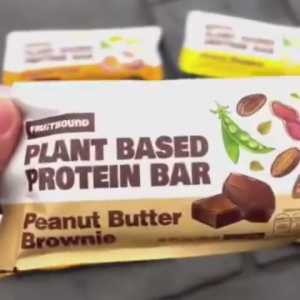 Fruit Bound Plant Based Protein Bar โปรตีนบาร์ ขนาด 20gX3ชิ้น ขนมวีแกน โปรตีน ฟรุตเบานด์