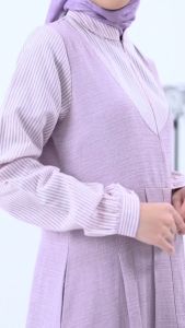 Nibras Bestie Series 7A: Garis Simpel Anggun & Desain Polos Kombinasi