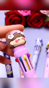 10 Color/ 12 Color Multi Colored Pen Ball Pen Hughlighter Pen Stationery School supplies