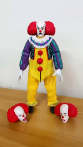 Product Name 17CM action figure Penywise horror with 2 heads LOOSE