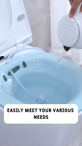 Bathtub for Hemorrhoids Bath for Toilet Seat Postpartum Care Bath Kit for Women Collapsible Flusher Water Bidet Hemorrhoids Treatment Portable Bidet Sitz Bath Tub Basin for Pregnant Women Elderly Postpartum Hemorrhoids Patient Toilet
