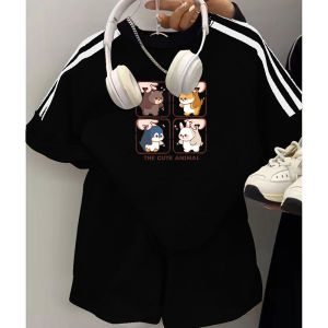 Childrens Summer Casual Cotton Two-Piece Set Three Bars Trendy Brand Pure Cotton T-Shirt Half Sleeve Leisure Childrens Wear