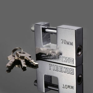 Kunci Gembok Panser 40Mm Stainless Steel Kunci Gembok Pagar Kunci Pintu Rumah Gembok Balok Padlock Anti Maling Anti-Pry