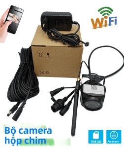 Camera Mini IP Ngoài Trời 1920P 1080P Tầm Nhìn Ban Đêm Chống Nước Hộp Chim Âm Thanh Thú Cưng Tổ Người Giám Sát IP66 Chống Chịu Thời Tiết Vỏ Kim Loại