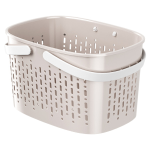 Rectangular Plastic Bathroom Storage Basket