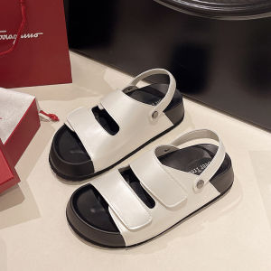 Dép Đế Dày Mùa Hè Cho Nữ Đi Biển Đế Mềm Thường Ngày Đế Mềm Đế Cao Su Dép Xăng Đan Hở Mũi Đế Xuồng Thời Trang